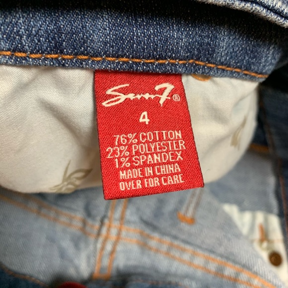 Seven7 Blue Denim Bootcut Jeans - Picture 5 of 5